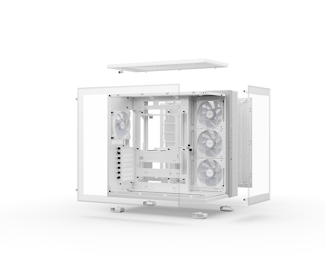 be quiet！ LIGHT BASE 600 LX 白 追加HDDケージ付き Be quiet LIGHT BASE 600 LX White LIGHT BASE 600 - 製品詳細